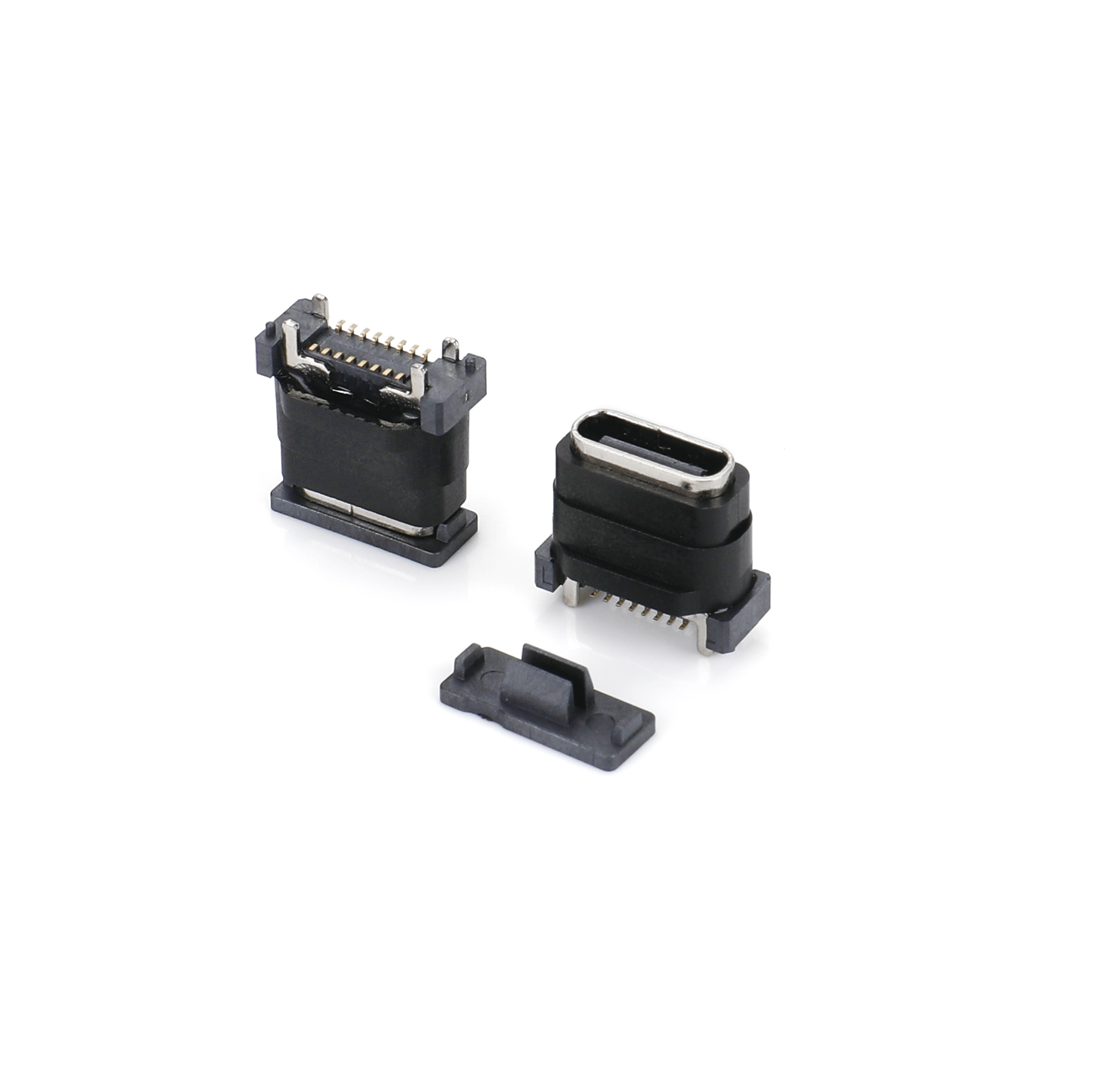 0716L-8194-WP  TYPE CF 16P SMT 180度四腳立貼式腳長(zhǎng)1.30 H=10.0 IPX8