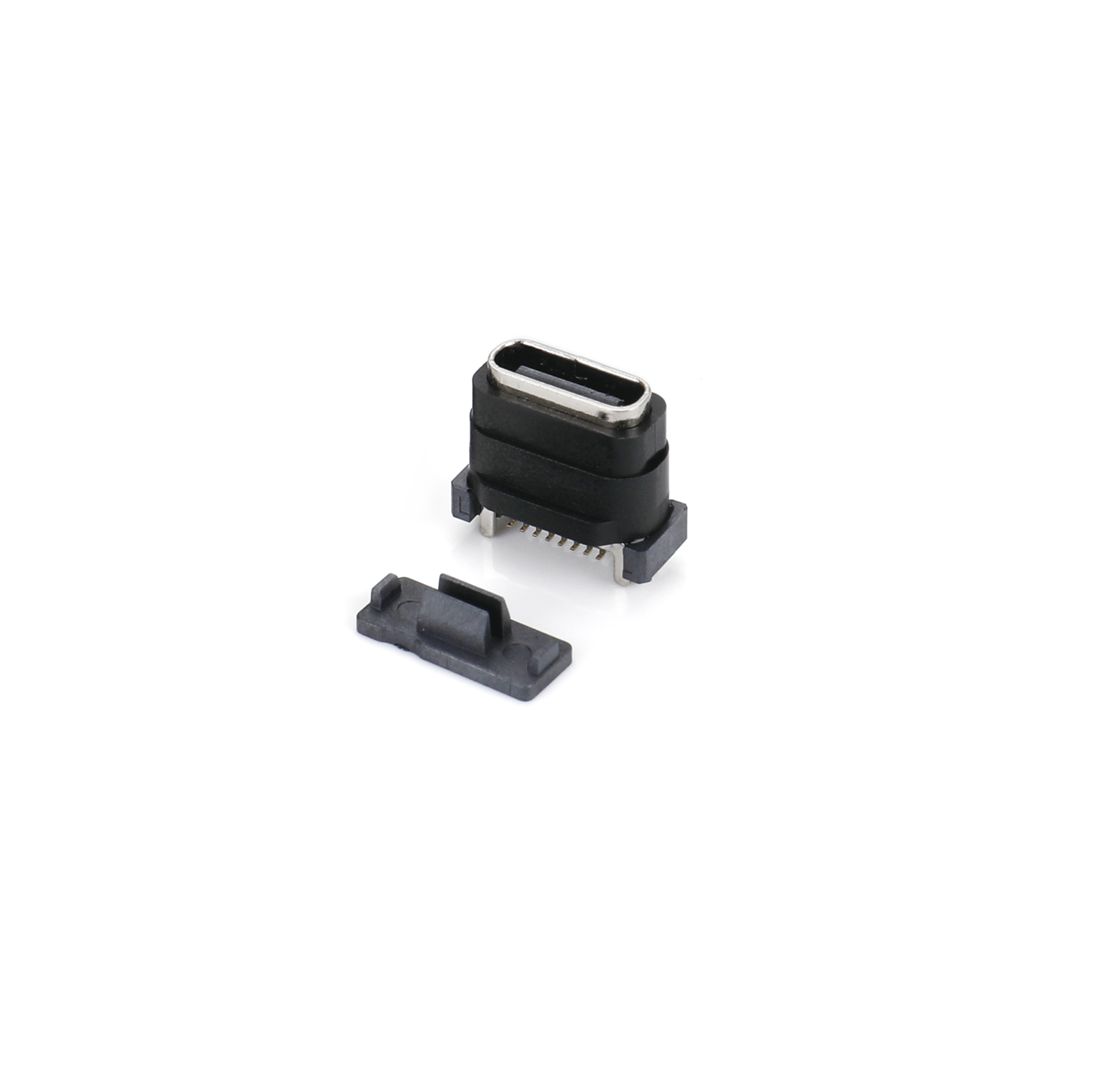 0716L-8194-WP  TYPE CF 16P SMT 180度四腳立貼式腳長(zhǎng)1.30 H=10.0 IPX8